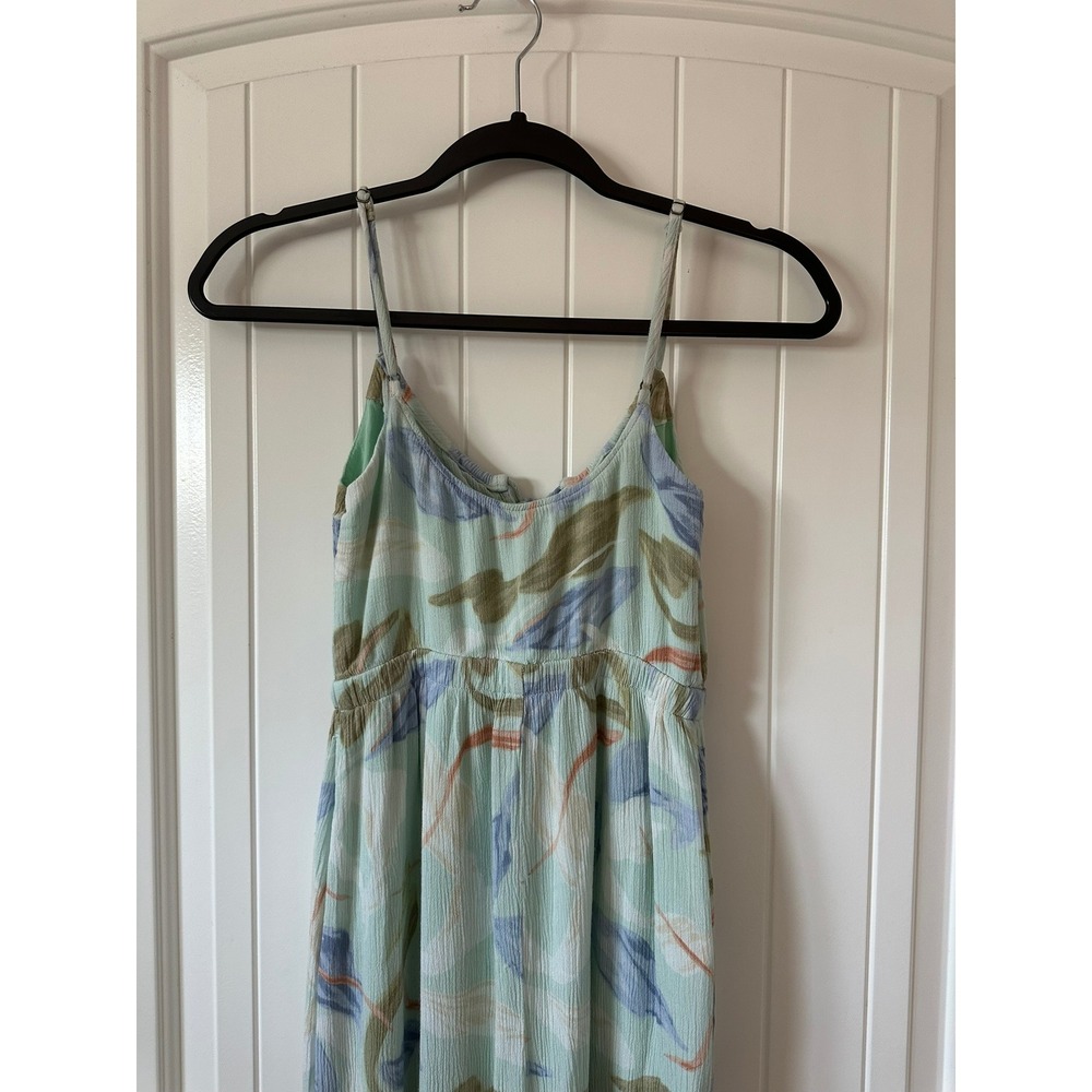 Abercrombie & Fitch Floral Midi Dress Button Front Casual Summer XXS Petite - Picture 5 of 11